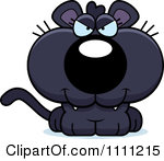 Royalty-Free (RF) Baby Panther Clipart, Illustrations, Vector Graphics #1
