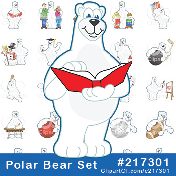 Polar Bear School Mascots [Complete Series] by Mascot Junction